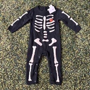 Baby Gap Skeleton Pajama Costume 12-18M